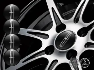 Lincoln Wheel Decal Style Racing Silicone Badges